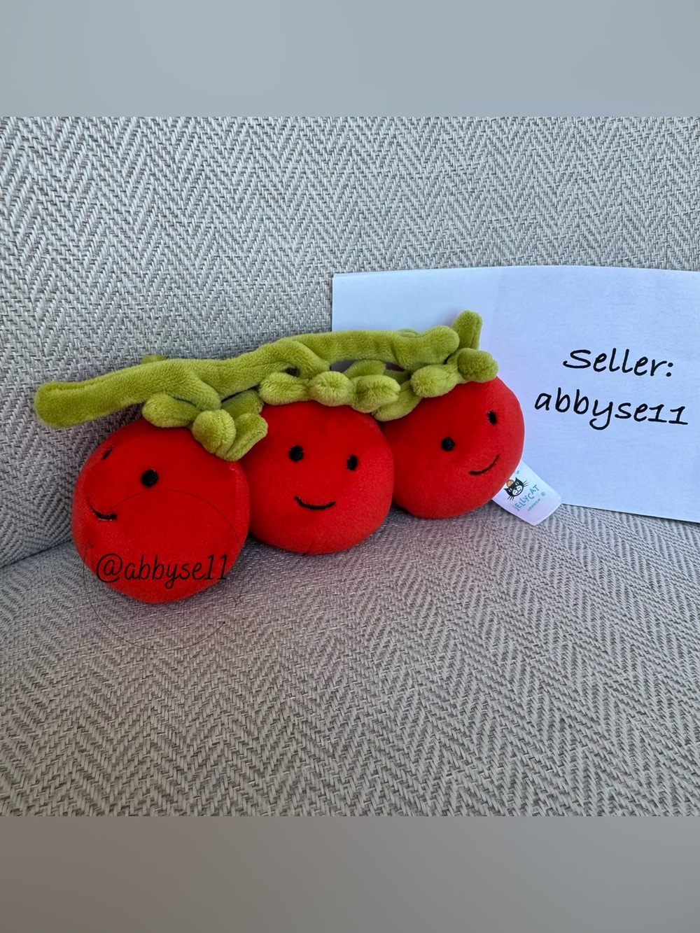 Jellycat Vivacious Vegetable Tomato - Authentic - NWOT - Fast Ship - RETIRED